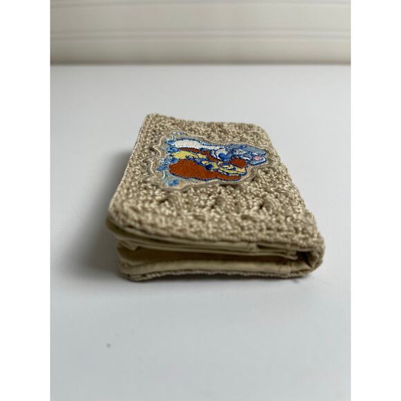 VTG Disney Lady and the Tramp Crochet Clip Small Wallet Nostalgia Kidcore - Picture 4 of 10
